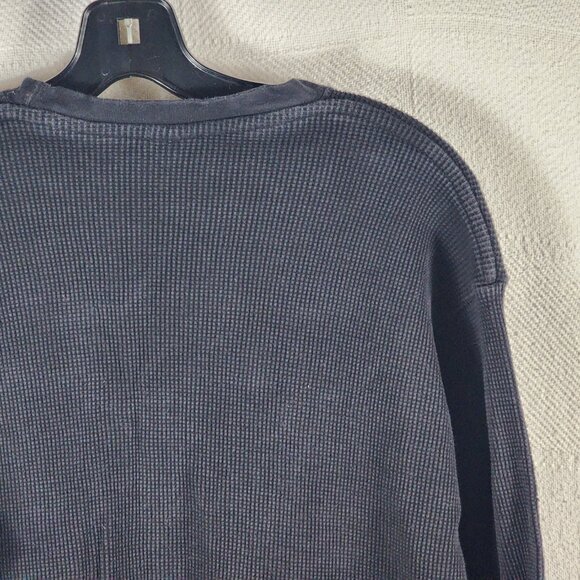 Gemrock Heavy Weight Black Cotton Waffle Knit LS Crew Neck Thermal Shirt Sz 2XL - Picture 11 of 16